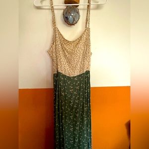 American eagle open back ditsy floral print dress